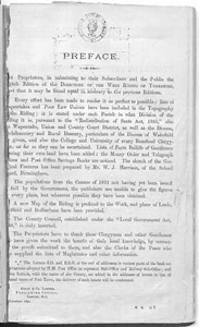 Kelly's Directory of the West Riding of Yorkshire Book 1 1893: Preface