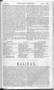 Kelly's Directory of the West Riding of Yorkshire Book 1 1893: Halifax