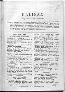 Halifax, Huddersfield and District Trade Directories, 1922-23: Halifax
