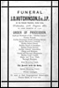 Funeral of J. D. Hutchinson
