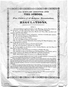 All Scholars Admitted into The School for Children of all Religious Denominations