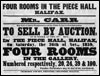 Four Rooms In The Piece Hall, Halifax. To be sold by Auction.