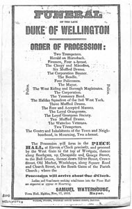 Funeral of the Late Duke of Wellington