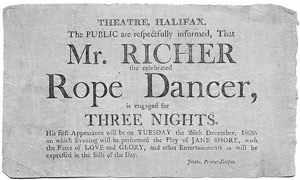 Mr Richer the celebrated Rope Dancer