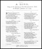 Song, Sung at the Opening of the Manufacturers' Hall, in Halifax, January 1st, 1779.