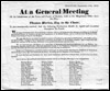 At a General Meeting of the Inhabitants of the Town of and Parish of Halifax.