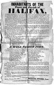 Inhabitants of the Town and Parish of Halifax Recommended Magistrates
