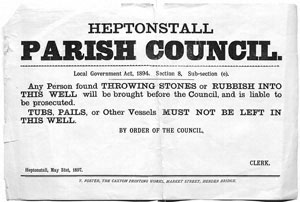 Heptonstall Parish Council Local Government Act, 1894