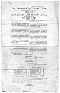Concerning the present Scarcity of Wheat