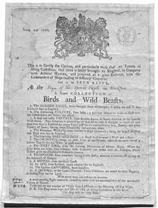 Grand Collection of Birds and Wild Beasts An Exhibition