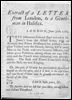 Extract of a Letter from London, to a Gentleman in Halifax.