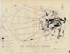 Township of Halifax Scale 6 ins To 1 mile