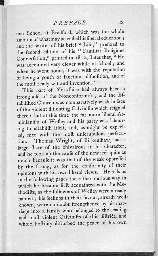 Autobiography of Thomas Wright, of Birkenshaw, 1736-1797.