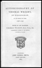 Autobiography of Thomas Wright, of Birkenshaw, 1736-1797.