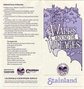 Walks Around The Villages Stainland