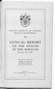 Medical Officer of Health - Annual Report on the Health of the Borough (Document ID: 101859)