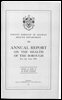 Medical Officer of Health - Annual Report on the Health of the Borough. (Document ID: 101859)