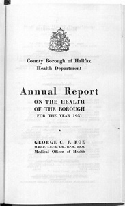 Medical Officer of Health - Annual Report on the Health of the Borough (Document ID: 101868)