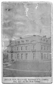 Belle Vue, Halifax, Residence of F Crossley, Esq, MP for the West Riding