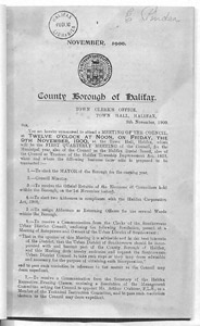 Halifax County Borough Minutes 1900-1901