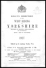 Kelly's Directory of the West Riding of Yorkshire, 1927: Title page.