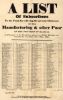 Subscribers to the poor relief fund, Halifax, 1826