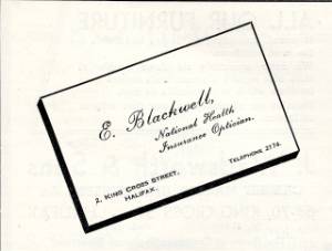 E Blackwell Opticians