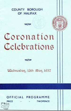Coronation Celebrations King George V1