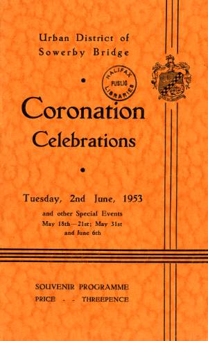 Sowerby Bridge Coronation Celebrations for Elizabeth 11