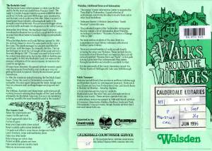 Walks  around the Villages-Walsden