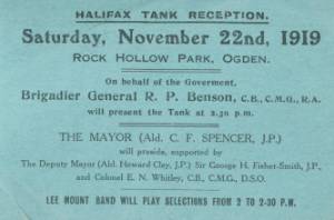 Halifax Tank Reception
