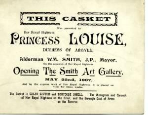 The opening of the Smith Art Gallery, 1907