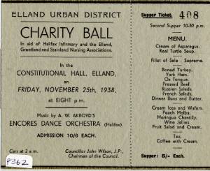 Elland Urban District Charity Ball