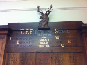 TF Firth & Sons war memorial