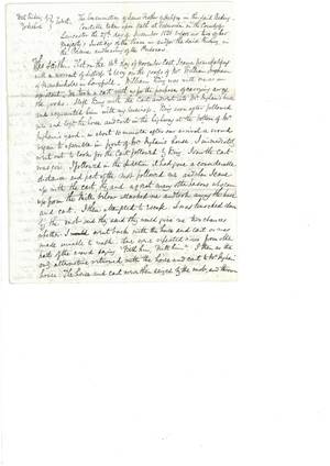 The Mankinholes Riot, 16th November 1838 - statement of Constable James Feather