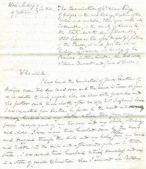 The Mankinholes Riot, 16th November 1838, witness statement of Constable William King 