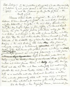 The Mankinholes Riot - Lowden, Barrett and Helliwell committed to York Castle, 27th December 1838