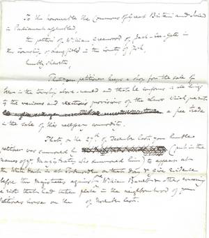 The Mankinholes Riot - William Greenwood's petition to the House of Commons