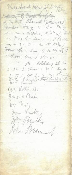 The Mankinholes Riot, November 1838 - proceedings at the White Hart Inn (27th December 1838)