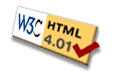 W3C Validated HTML 4.01 logo