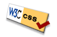 W3C CSS validated! logo