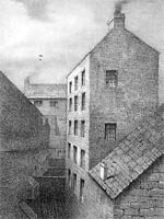 Sketch of open sewer, Ranger report extract, 1851