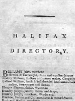 Bailey's Northern Directory for the Year 1781