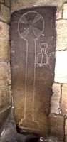 Grave cover in Halifax Parish Church entrance